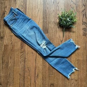 Madewell Distressed 9” High-Rise Skinny Jeans Women’s 26P